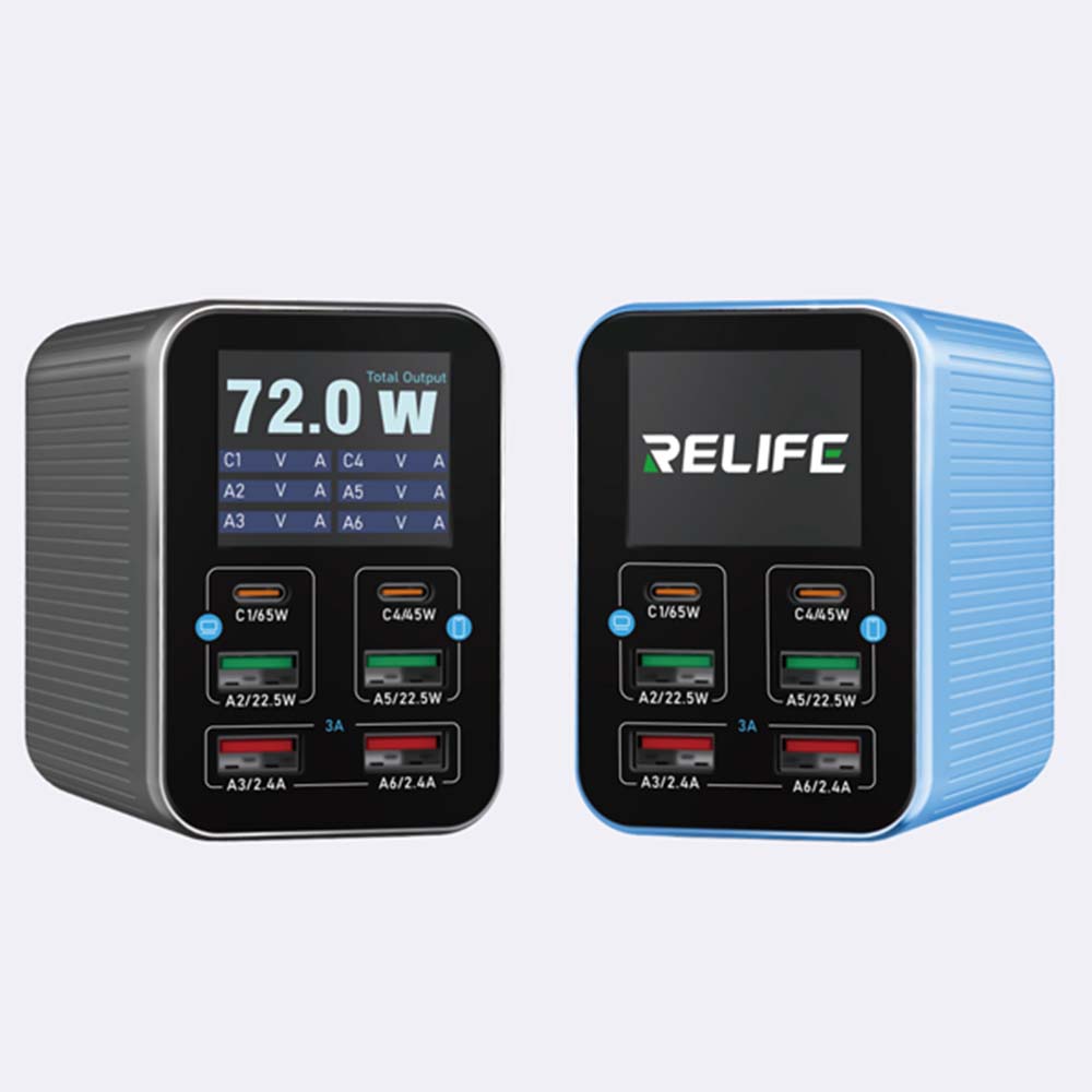 RELIFE Q4 6-Port Smart Fast Charging Station 